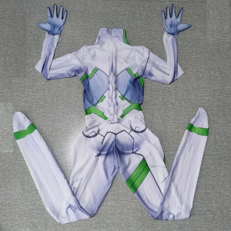 Halloween dorośli/dzieci biały Zero dwa 02 garnitur DARLING in the FRANXX przebranie na karnawał Zentai body kombinezon damski L