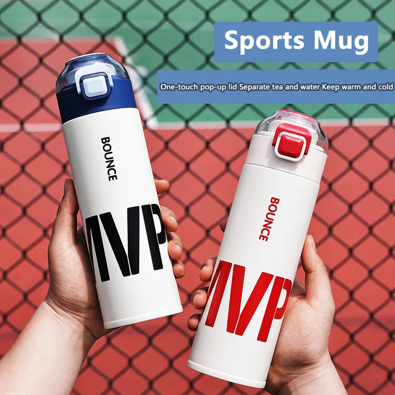 Tasse d'isolation portable en acier inoxydable 316, tasse à eau de grande capacité, tasse à sauter, sports de plein air, main