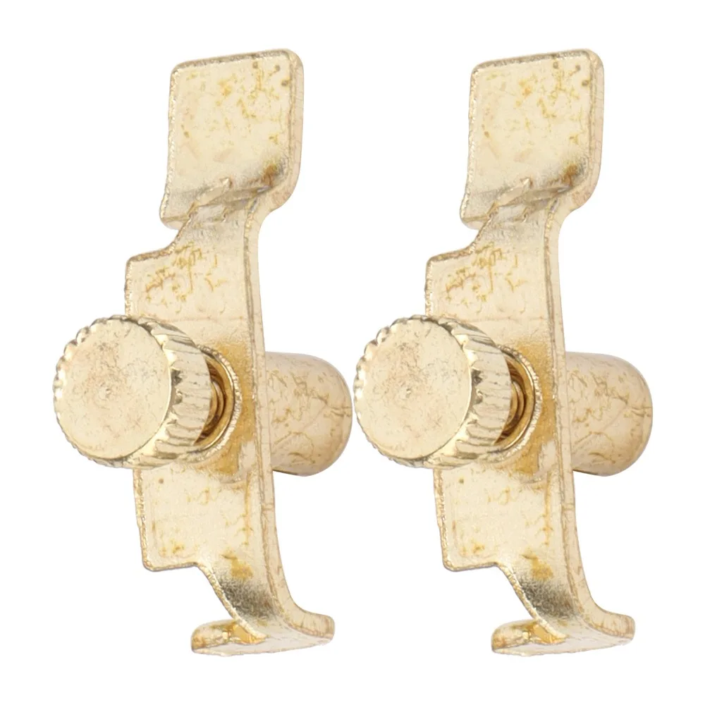 2PCS Professional Metal Fine Tuner Adjuster Golden Color String Tune Adjuster Cello Tuner For String Instruments