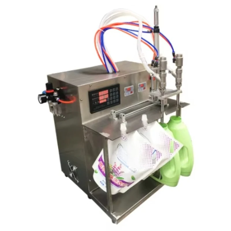 Automatic Customize Filling Heads Spout Pouch Bag Doypack Liquid Drinking Water Filling Capping Packing Machine