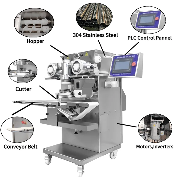 Automatic Encrusting Machine Longyu Maamoul Kubba Kibbeh Forming Machine High Output Stable For Food Factory Central Kitchen