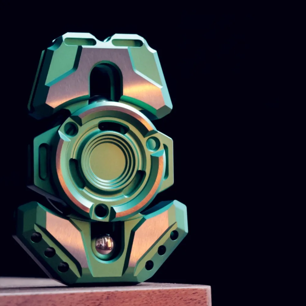 9 mãos edc black mamba duas lâminas fidget spinner titânio ansiedade alívio gadgets brinquedos para adultos fidget spinners