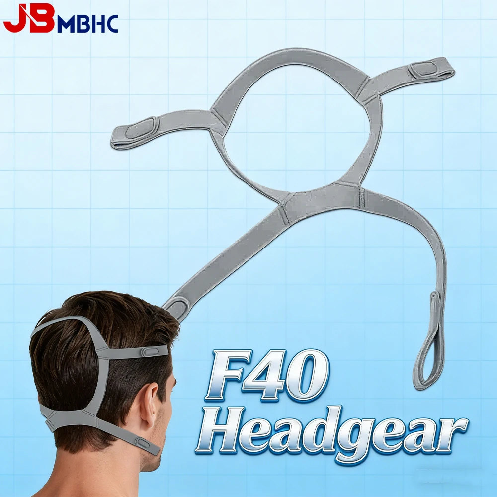 

1-5 шт. стандартных сменных ремешков F40, совместимых с полнолицевой маской AirFit F40 - регулируемый эластичный ремешок F40 для надежной фиксации.