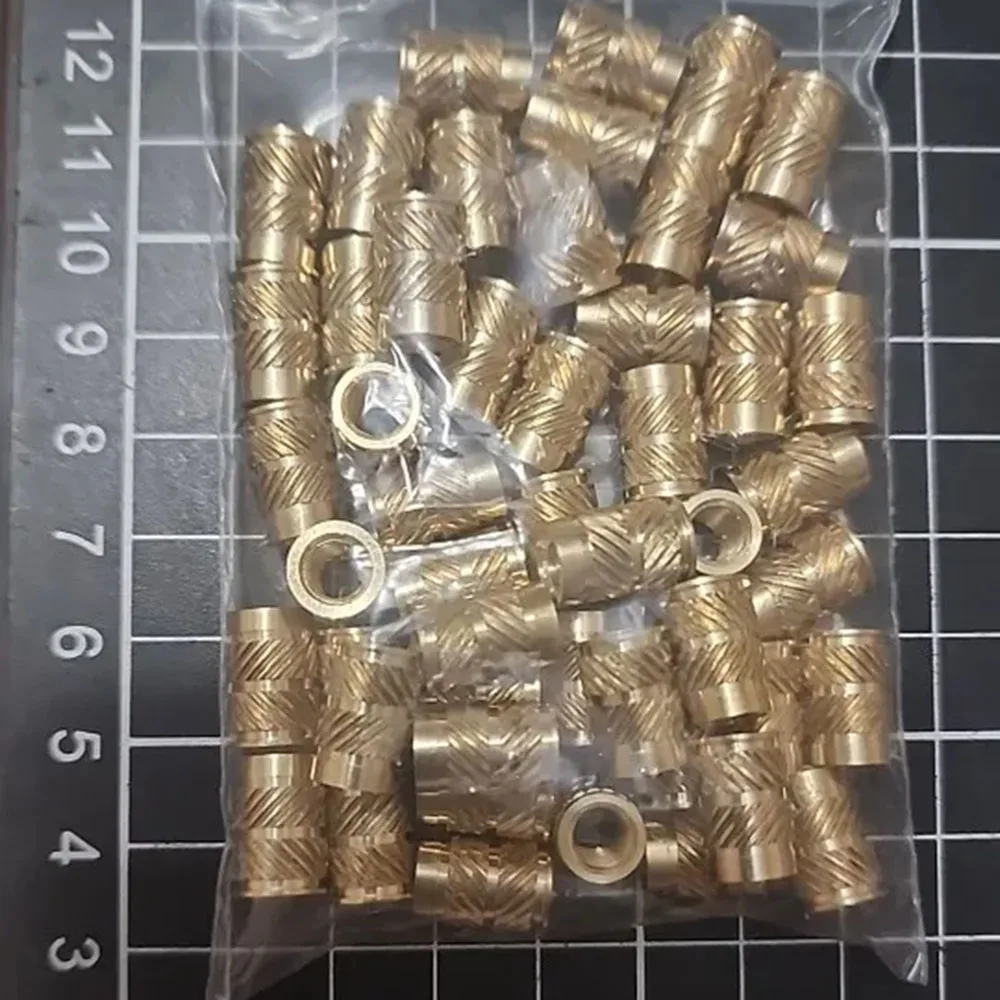 

Customized 1000pcs M4x9.1x6.3x7.1 Heat Brass Flange Insert Nut