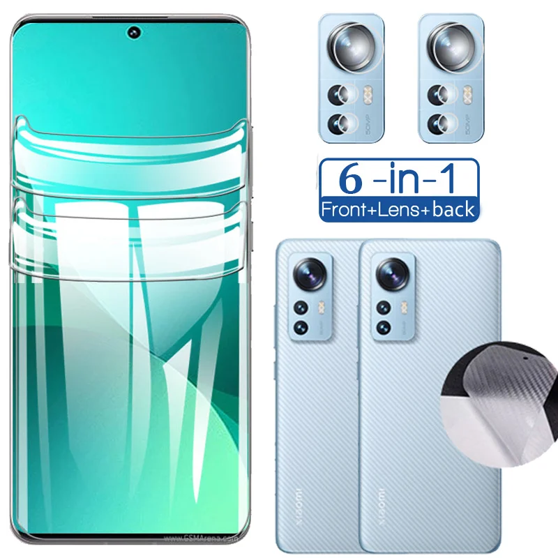 película de hidrogel para Xiaomi 13 12 T Pro Mi12 vidrio blando de hidrogel Xiaomi 12X 12S ultra Película de protección Xiaomi-12-Pro ecran Xiomi 12 Pro Película Cámara Protector pantalla Xiaomi 12T Pro 2022