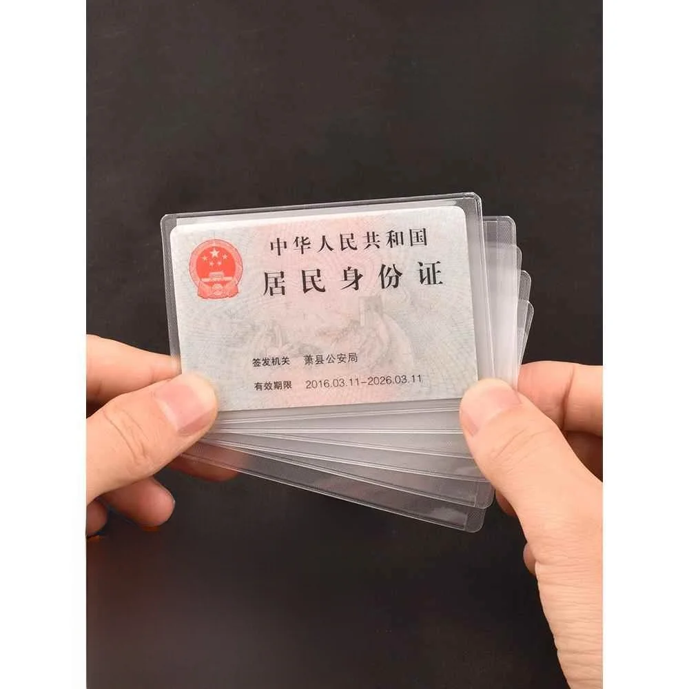 Large Capacity Card Holder Wallet Transparent Waterproof Protection for ID Cards Bank Cards Driving Licenses Mestercock Brand