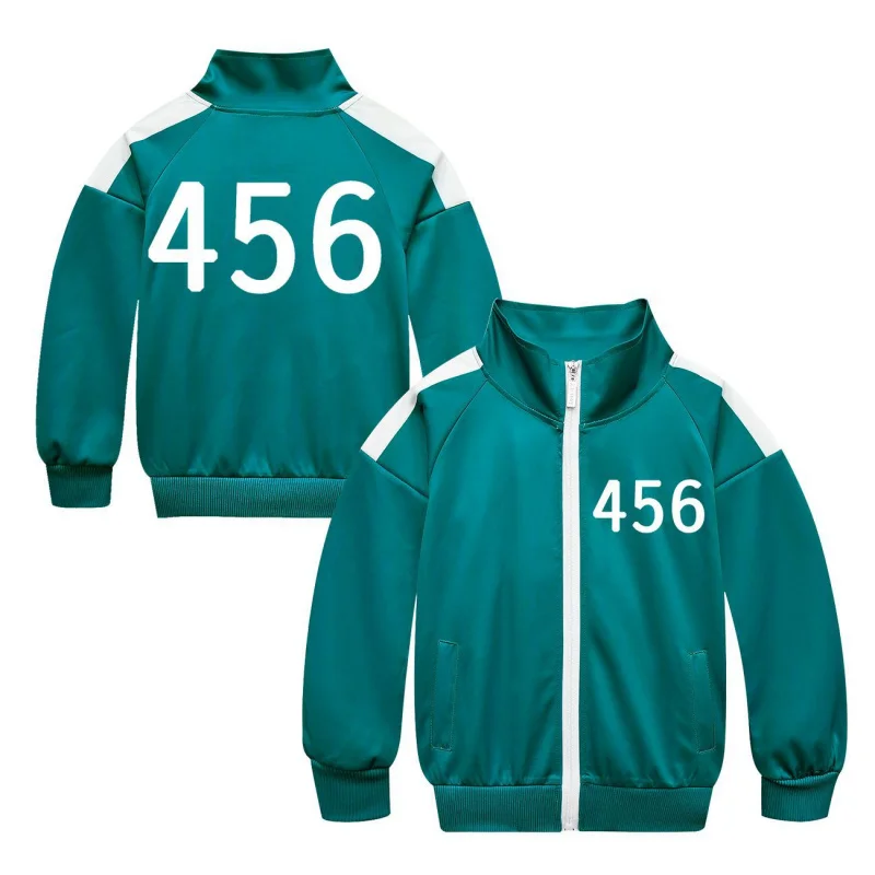 Numero TV 456 Calamari Hallowee Costume Gioco Cosplay Thanos Tuta Giacca T-shirt Pantaloni Vestito Adolescente Felpa per adulti