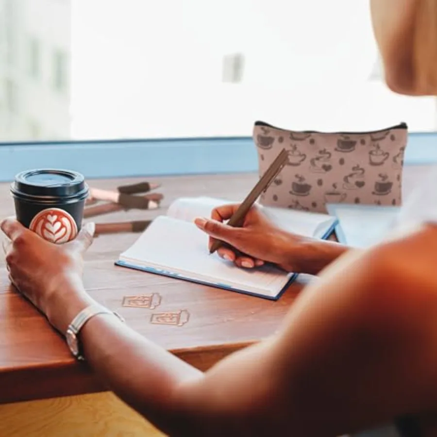 71 шт. милые кофейные ручки оптом для любителей кофе, эстетические канцелярские принадлежности, гелевые чернильные ручки, выдвижные 0,5 мм, тонкие чернила