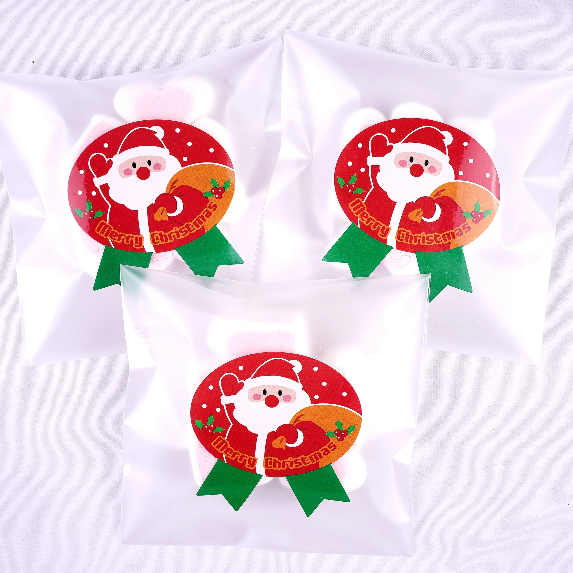 Badge Christmas Gift Packaging Sticker,DIY Multifunction Diary Sticker Cake Biscuit Package Label 40Pcs\