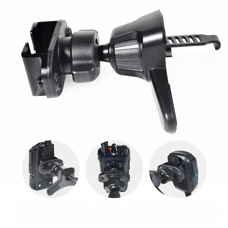 Car Air Vent Mount,Ham CB Radio Microphone Mic Hanger Holder for Motorola Handheld Walkie Talkie CB Speaker Mic