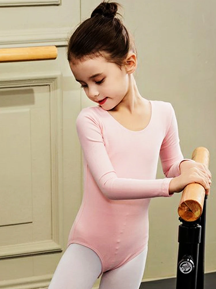 yunjin Ballet Dans Kostuum Kid Lange/Korte Mouwen Katoenen Kinderen Turnpakje Turnpakje Meisjes Gymnastiek Dancewear Turnpakje