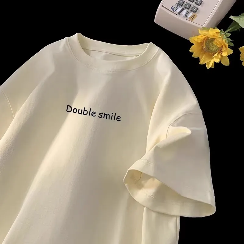 Tendência impressão camiseta feminina senhora tshirts verão manga curta camiseta impressão casais presentes de aniversário topo de colheita camiseta feminina