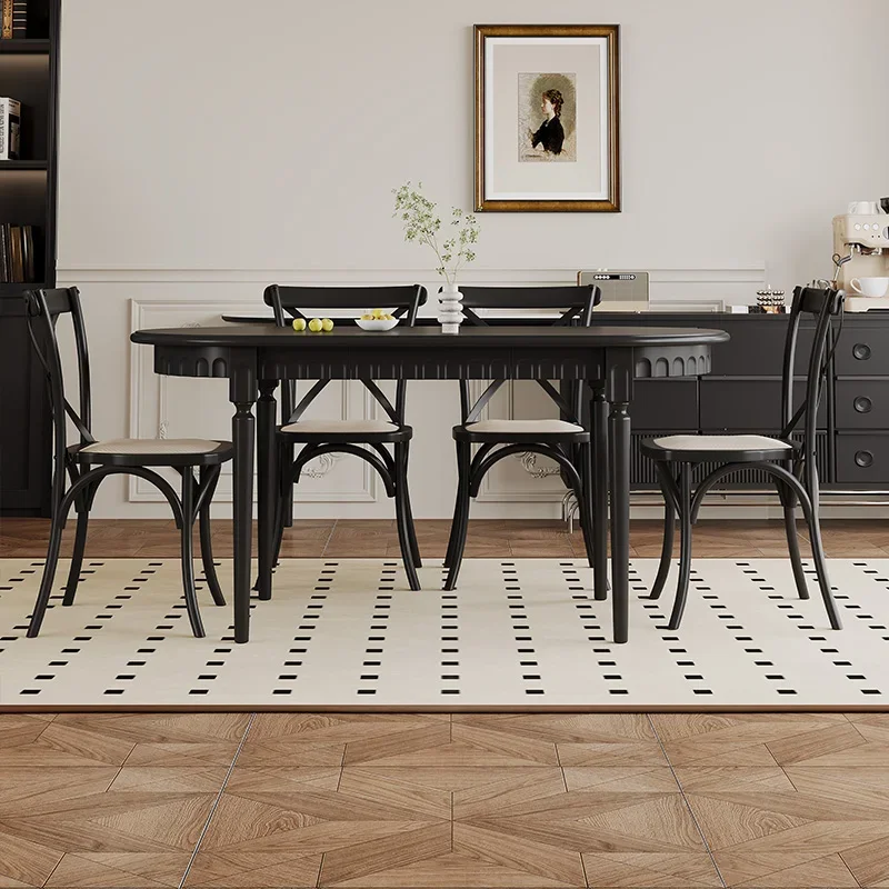 Italy Organiser Dining Table Modern Kitchen Accessories Minimalist Dining Table Restaurant Reception Mesa Dobravel Furnitures