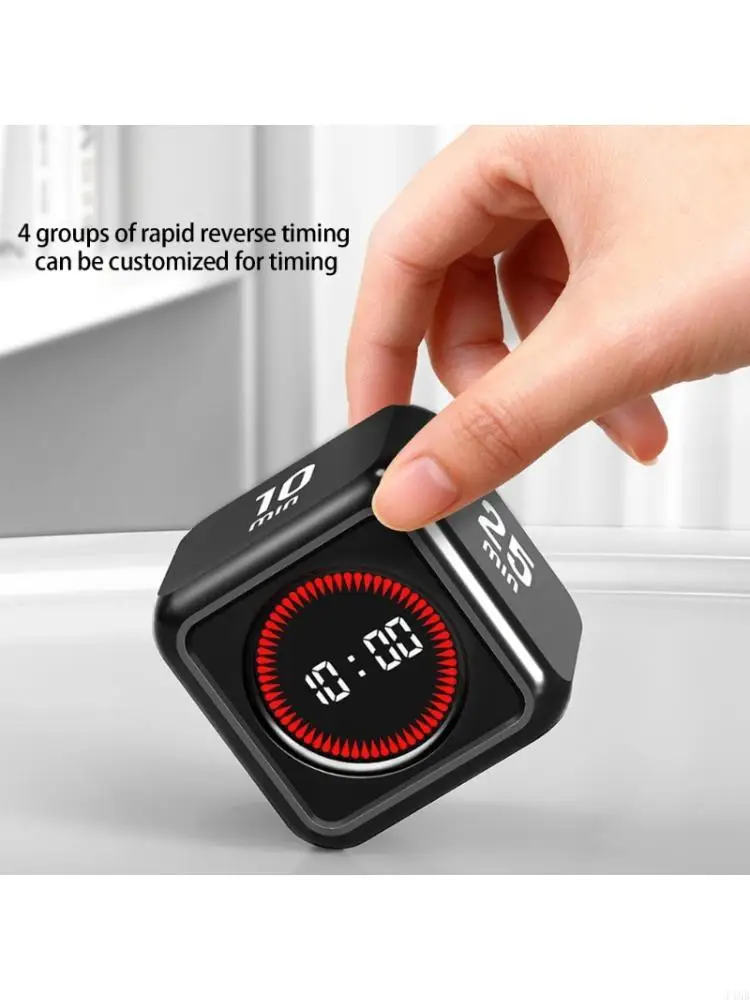 F19B Gravities Induction Digital Timer LED Display Timer Kitchen Count Down Accessory
