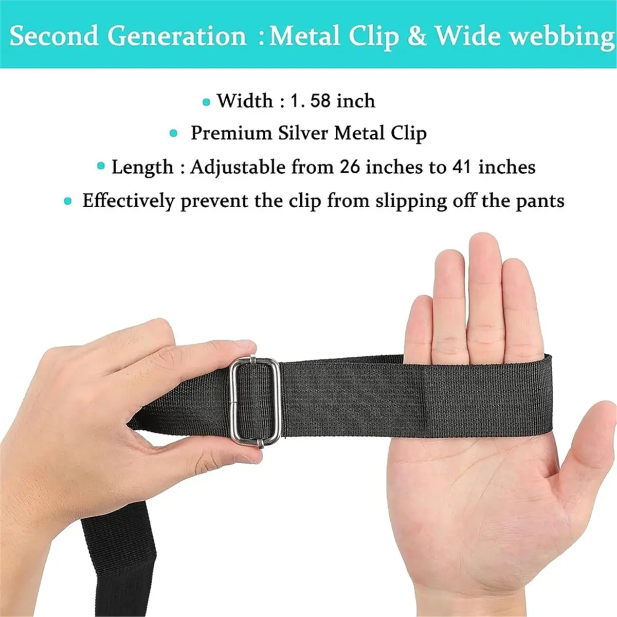 REST 2pcs Metal Clip Dressing Aid,Adjustable 26-41 Inches - Ideal for Elderly, Disabled, Seniors, Pregnant Women