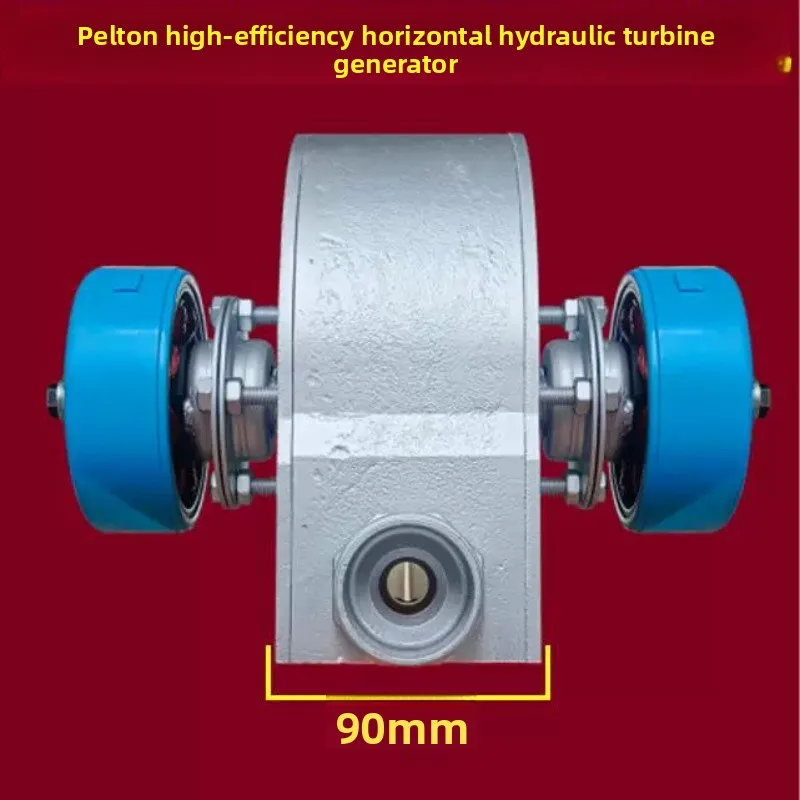 Hydraulic Generator Horizontal Pelton 1 KW 220V Household Rural Small Turbine Power Generation High Power