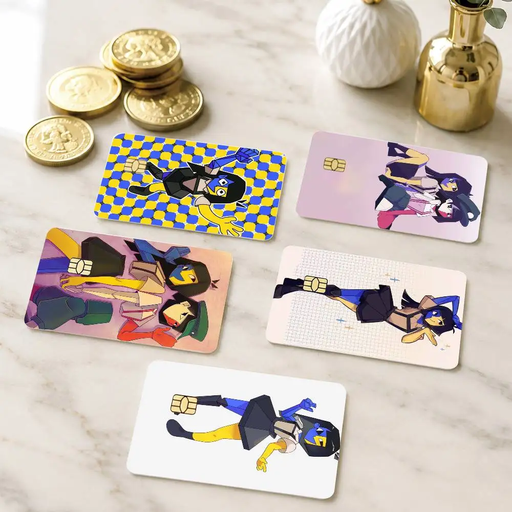 

Animation ENA Retro graphics Credit Card HD Stickers Game Card Decal Small Chip Waterproof Sticker Gift