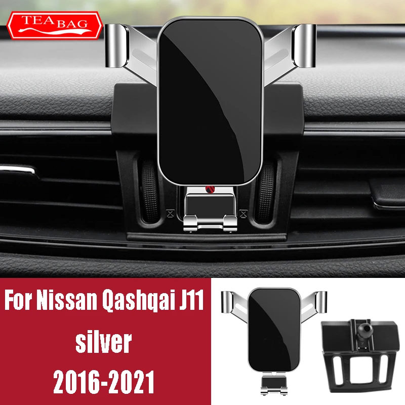 Car Mobile Phone Holder For Nissan x-trail T32 T33 Qashqai J11 Tiida C13 2014-2021 GPS Stand Auto Navigation Bracket Accessories