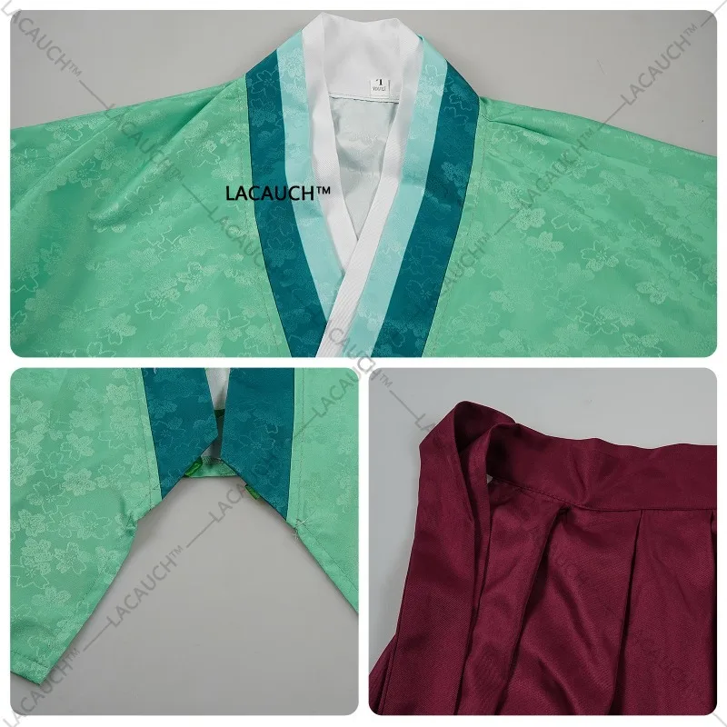 Disfraz de Anime Maomao Jinshi, diario de boticario, Kimono verde, bata azul, uniforme, peluca, fiesta de Carnaval de Halloween para mujeres y hombres