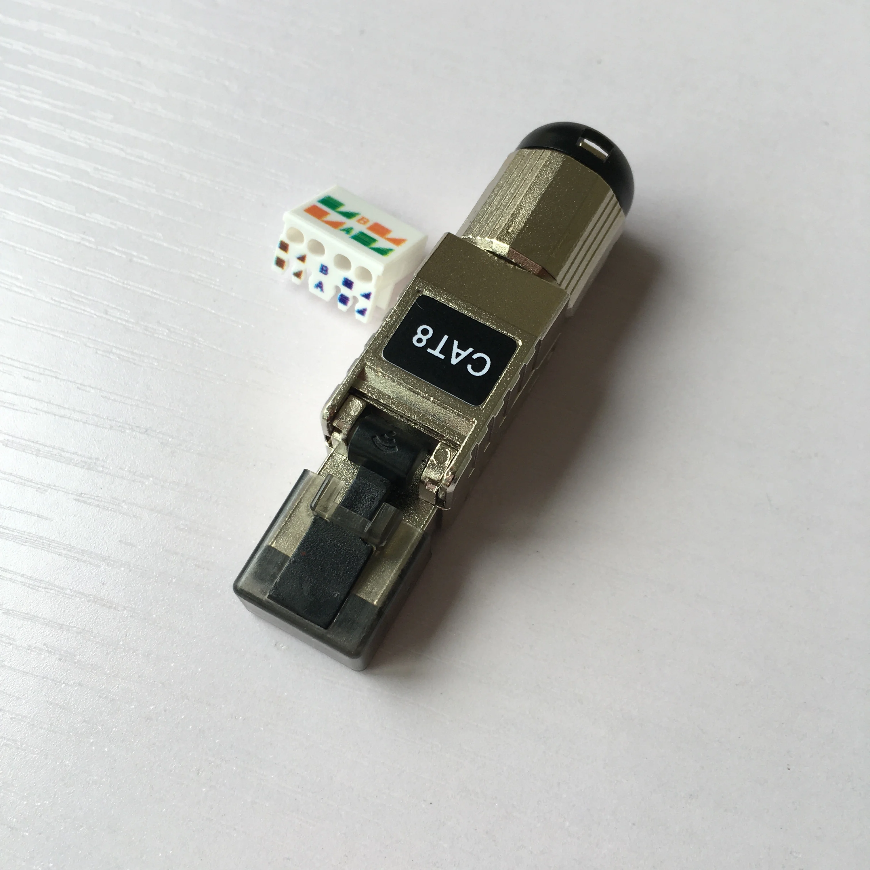 PINNUO Shielded Toolless RJ45 Cat8 Connector Modular Plug