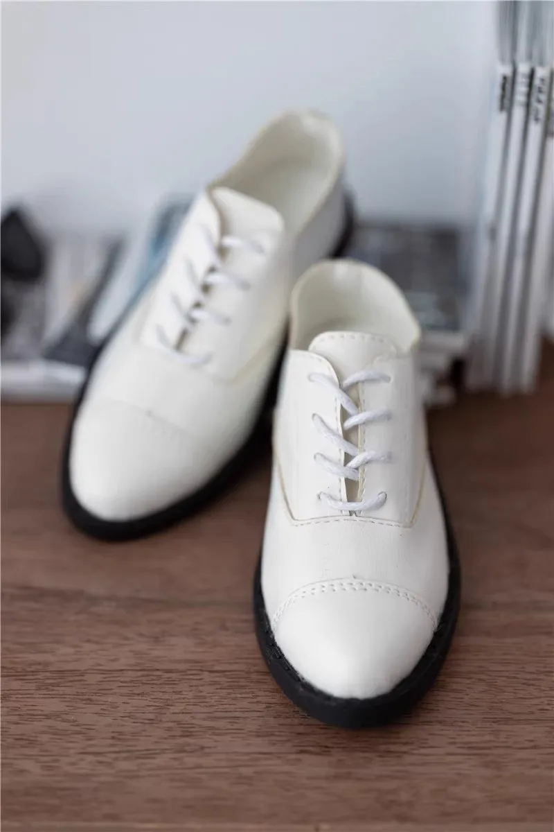 BJD Doll Shoes Black White Brown Sharp Tip Suit Leather Shoes For 1/3 BJD SD DD SD17 POPO68 Uncle SSDF ID75 Doll Accessories