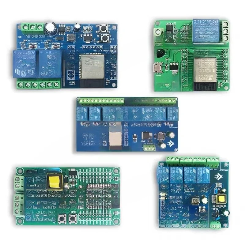 1/2/4/8 Channel ESP32 WIFI Bluetooth BLE Relay Module AC90-250V/DC5-30V Power Supply ESP32-WROOM-32E Development Board