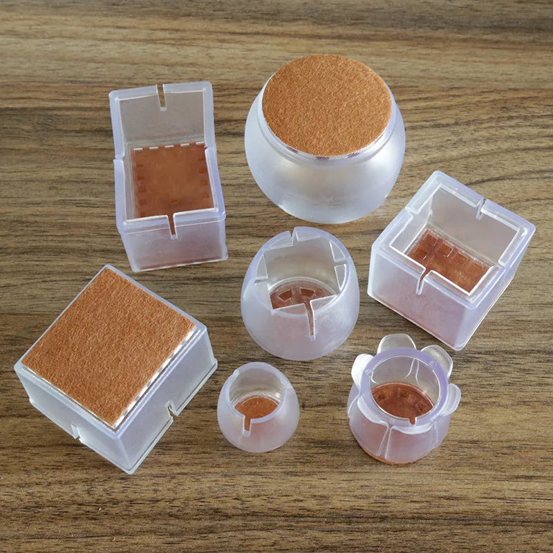 16pcs Chair Leg Caps Rubber Feet Protector for Table Chair Leg Caps Foot Protection Bottom Cover Pads Furniture Accessories