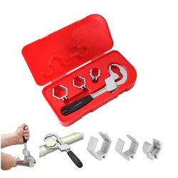 Adjustable Wrench Universal Double Ended Wrench Aluminium Alloy Open End Spanner Bathroom Plumbing Faucet And Sink Repair Tool