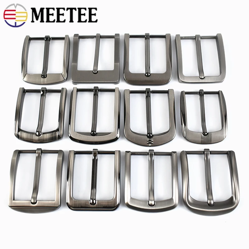 1/2/5Pcs Men Belt Buckle Metal Single Pin Buckles Jeans Waistband Head Decor for 33-39mm Belts Leather Craft Accessories