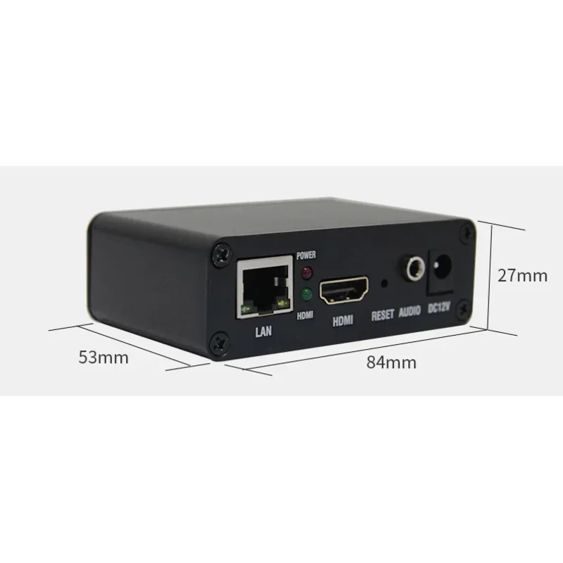 H.265/H.264 Video Encoder For RTMP/RTSP/HTTP/UDP/SRT/ONVIF Live Stream