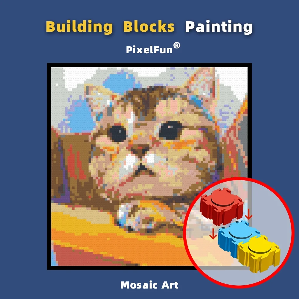 Bausteine Mosaik Puzzles Weihnachten Unterstützung Diy Nizza Foto Ölgemälde Kunst Spielzeug Niedlichen Tier Hund Katze Wand Dekoration Haustier