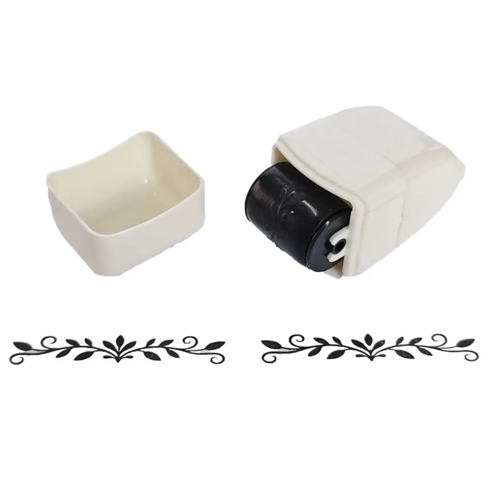 Convenient Lace Rolling Stamp DIY Handcraft Score Printing Pattern Roller Stamp Plastic Roller Sealing