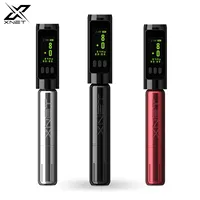 Xnet Bacio máquina de tatuaje inalámbrica pluma rotativa de tatuaje batería RCA 3,5mm carrera labio cuero cabelludo tatuaje arte semipermanente para Bodybeauty