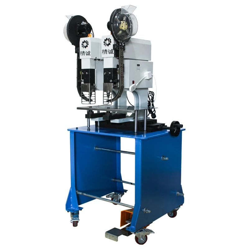 Double Hole Punching and Making with Eyelet Press Machine for Packaging Bags Shopping Package