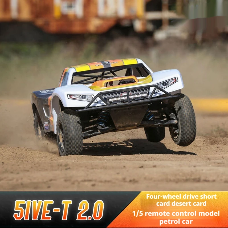 

Losi V2 New 5ive-T 2.0 Remote Control Gasoline Car Rc1/5 Four-Wheel Drive Truck Model Car High-Performance Desert Truck Toy Gift