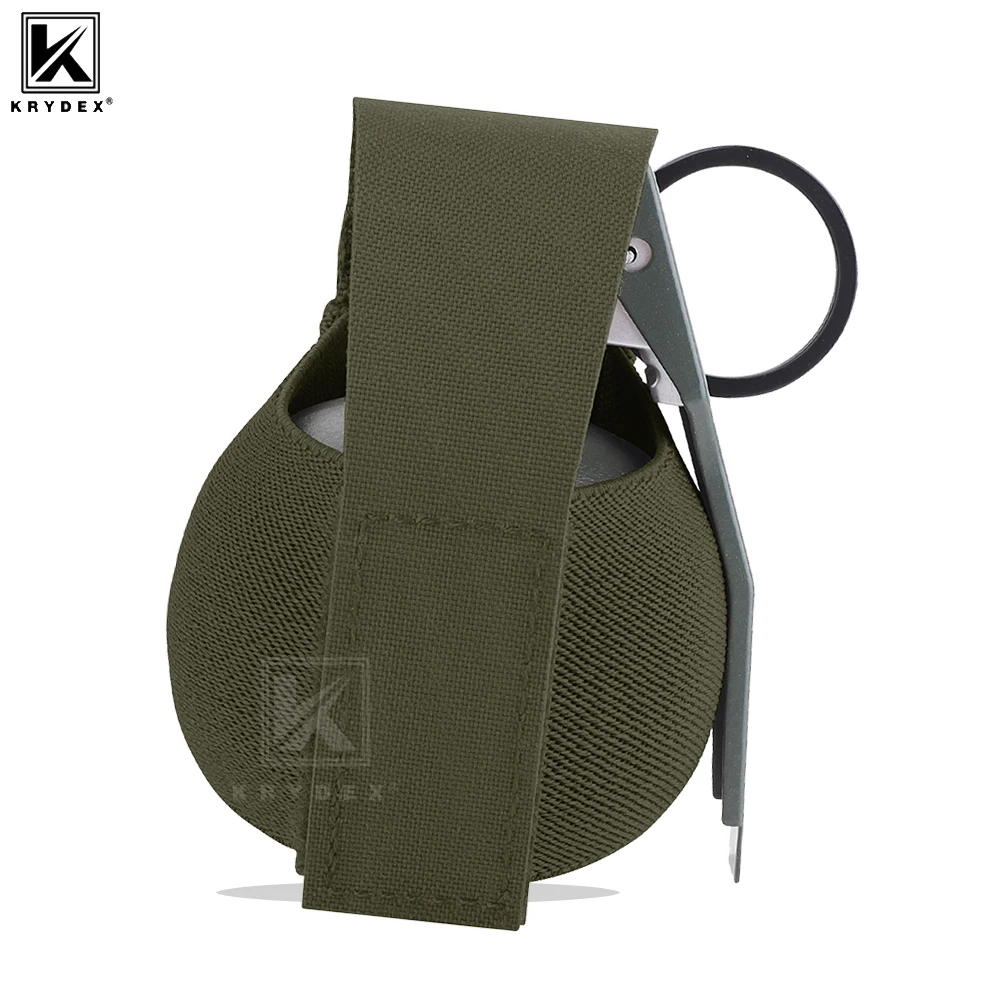

KRYDEX Тактическая эластичная сумка для гранаты Frag Многофункциональная сумка для хранения спорта на открытом воздухе, охоты и стрельбы M67 M433 Molle Pouch