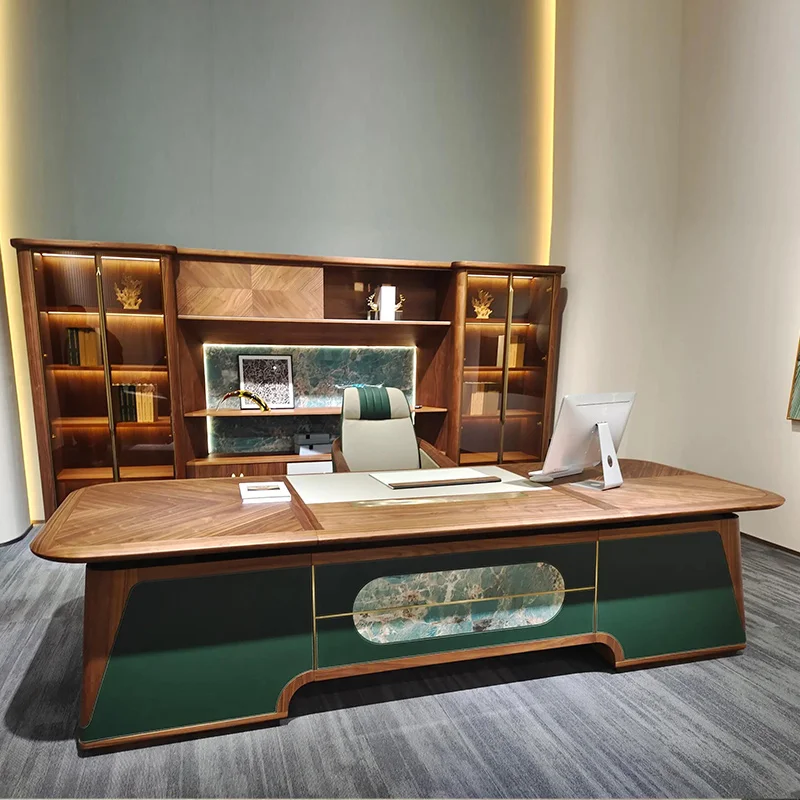 Light Luxury European Computer Desks Standing Secretary Unusual Work Computer Desks Reception Executive Escritorio Furniture