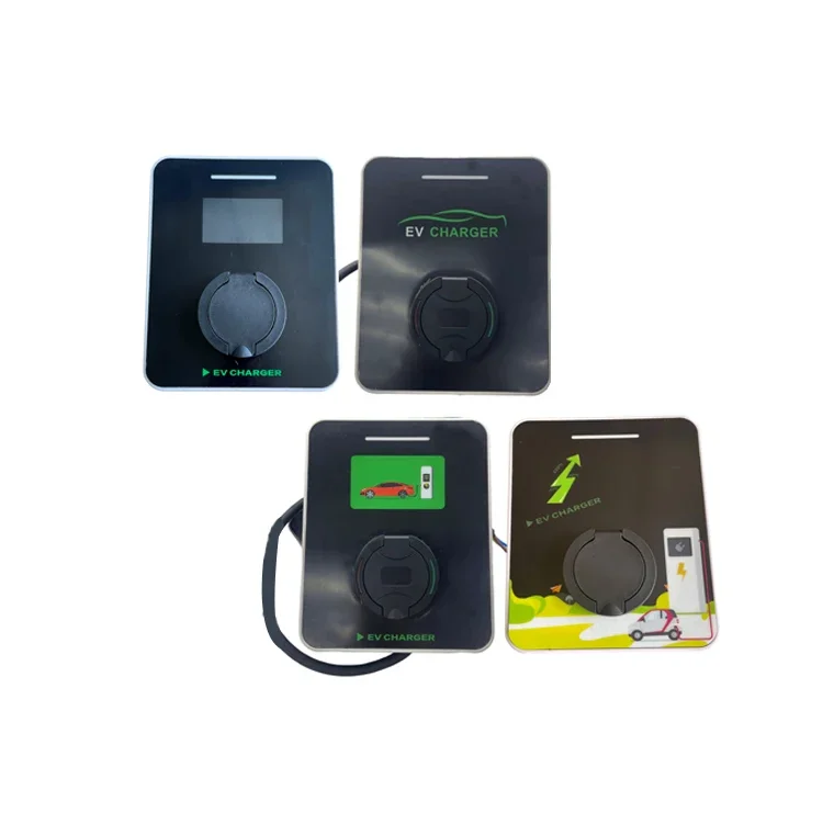 الحمل الديناميكي التجاري موازنة صندوق شاحن كهربائي ، EV محطة شحن المقبس دون كابل ، 22Kw 32A ، Ocpp1.6