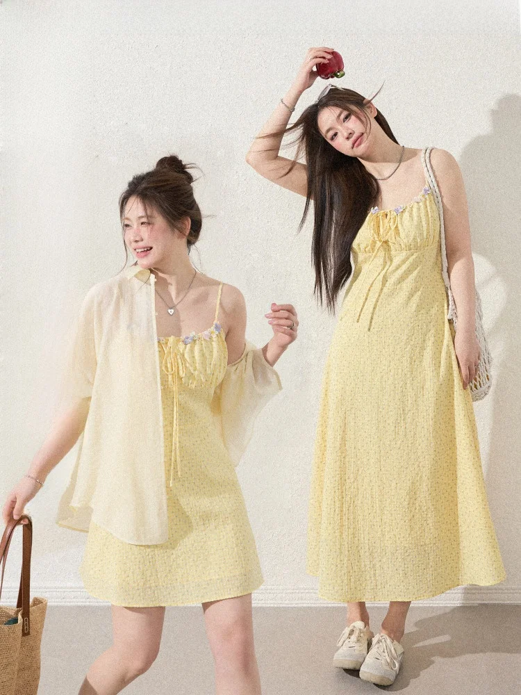 

JULULOOK, большой размер, с цветочным принтом, летнее милое хлопковое повседневное платье макси с застежкой на талии для полных женщин