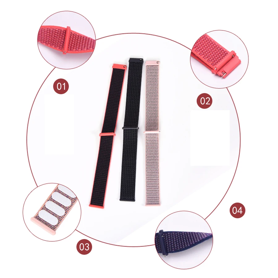 حزام نايلون قابل للتعديل لـ Xiaomi Miband 10 9 8 إكسسوارات سوار لـ Xiaomi Mi Band 8 9 10 حزام ساعة ذكية موصل معدني