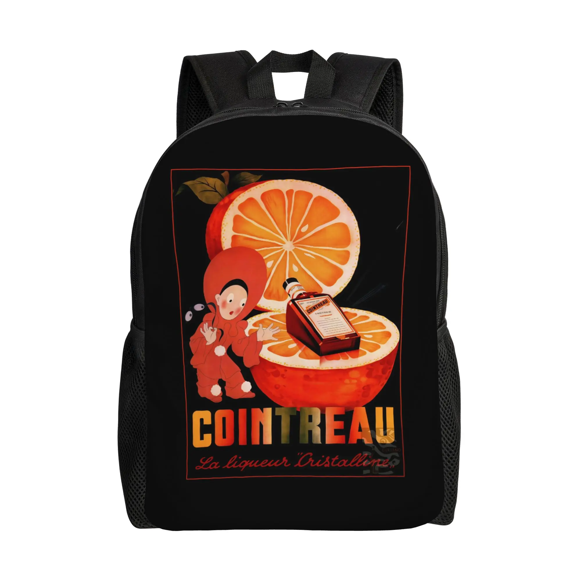 

CCointreau Orange Slices CCointreau Backpack Men Fashionable Large Capacity Laptop Bag Back To School Season