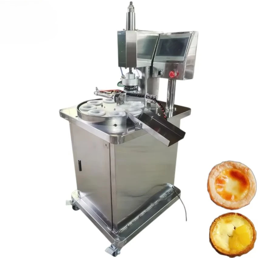 Automatic Pie Tart Crust Forming Machine Portuguese Egg Tart Making Machine for Shop Tart Crust Machine