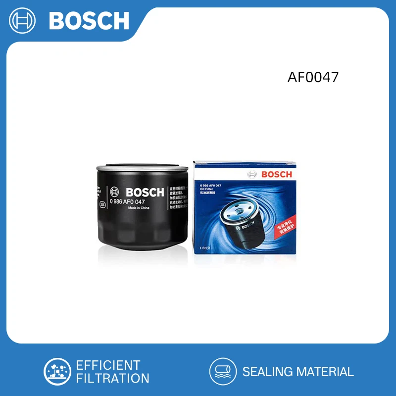 BOSCH AF0047 Oil Filter Fits Hyundai Elantra ACCENT Sonata EF/NF KIA K2 CARENS 2.0 MITSUBISHI SUBARU Mazda 26300-35500