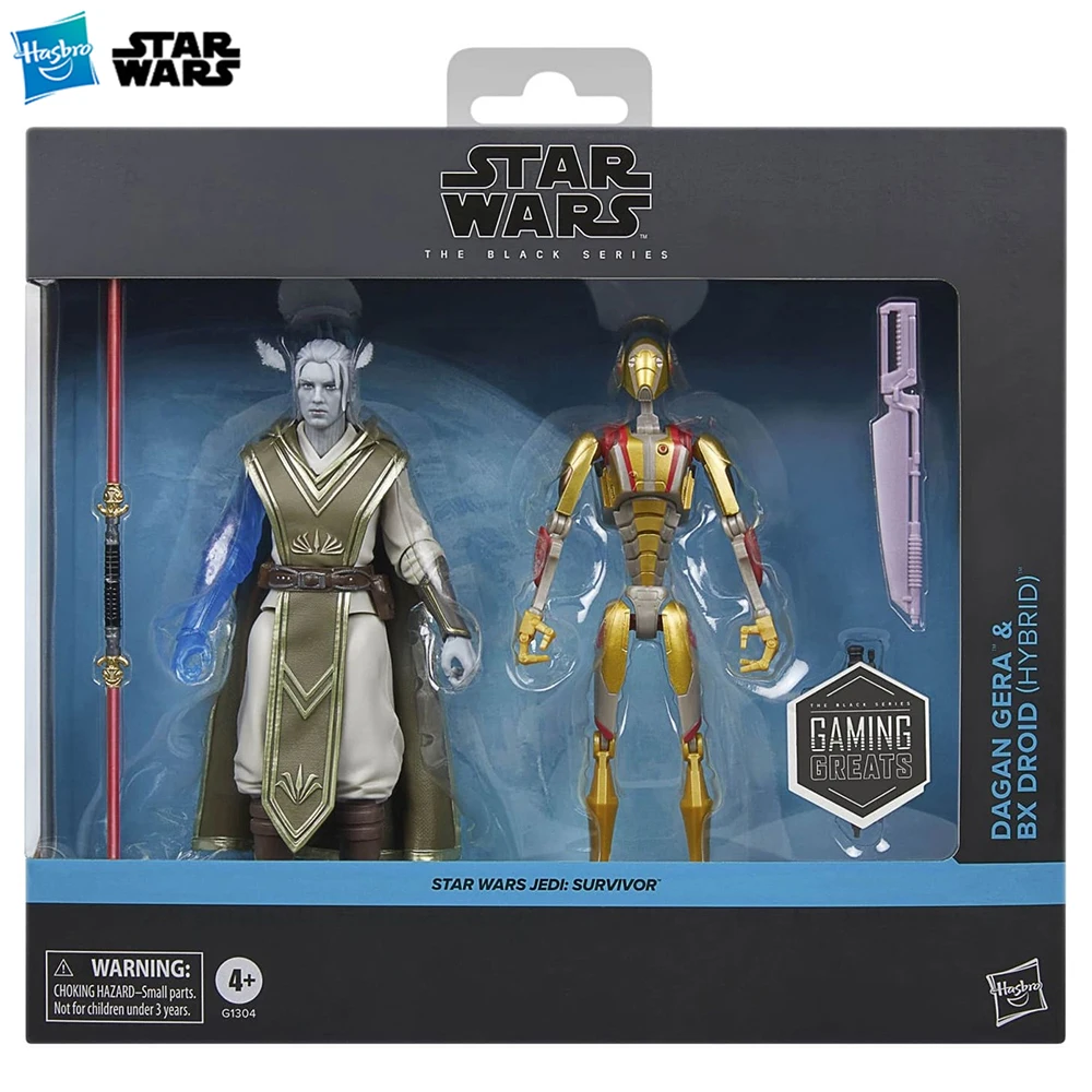 

[В наличии] Hasbro Star Wars The Black Series Dagan Gera & BX Droid (гибрид) 15 см GAMING GREATS Фигурка Модель Подарочные Игрушки