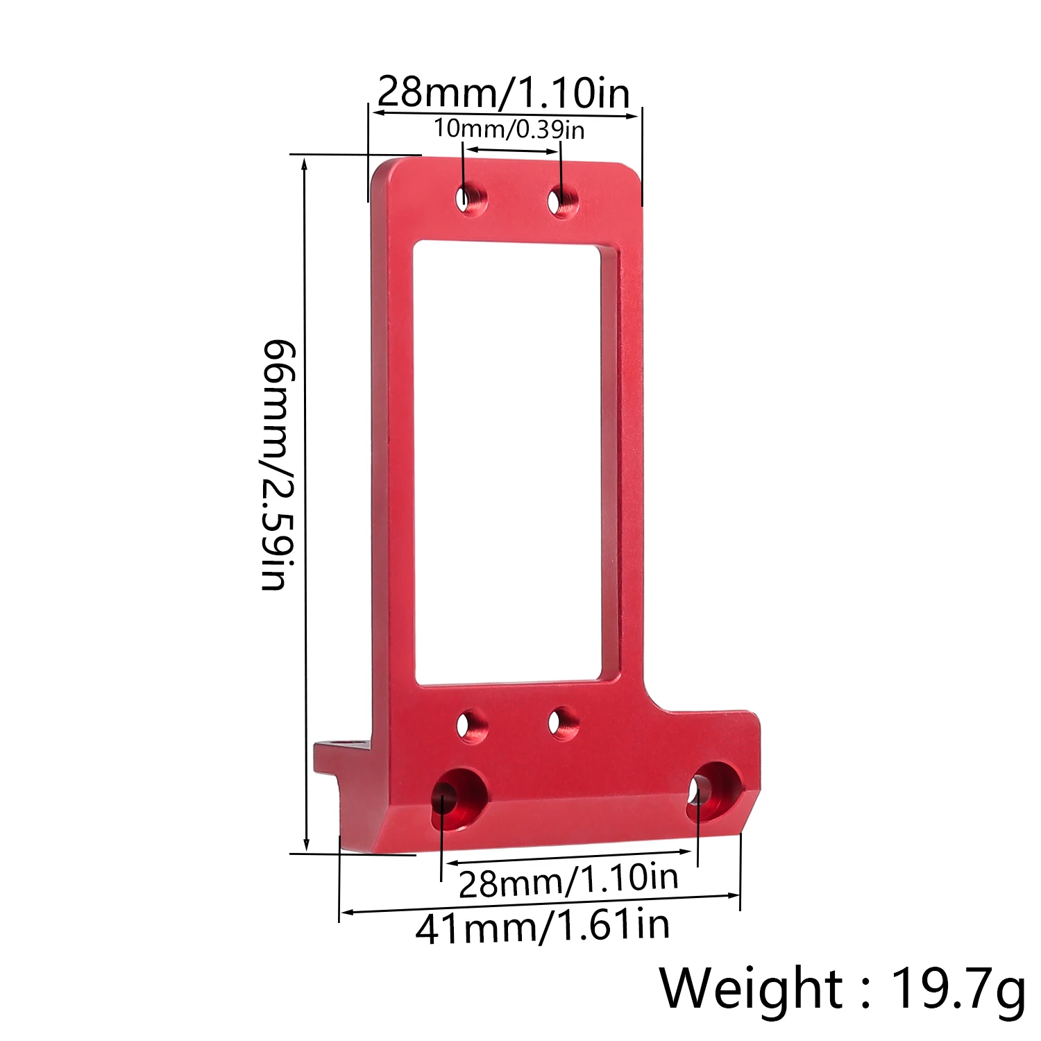 CNC Aluminiowa oś przednia LCG Mocowanie serwomechanizmu BAT Do 1/10 RC Crawler Car VP Capra F9 Low Center of Gravity Chassis DIY Upgrade Parts