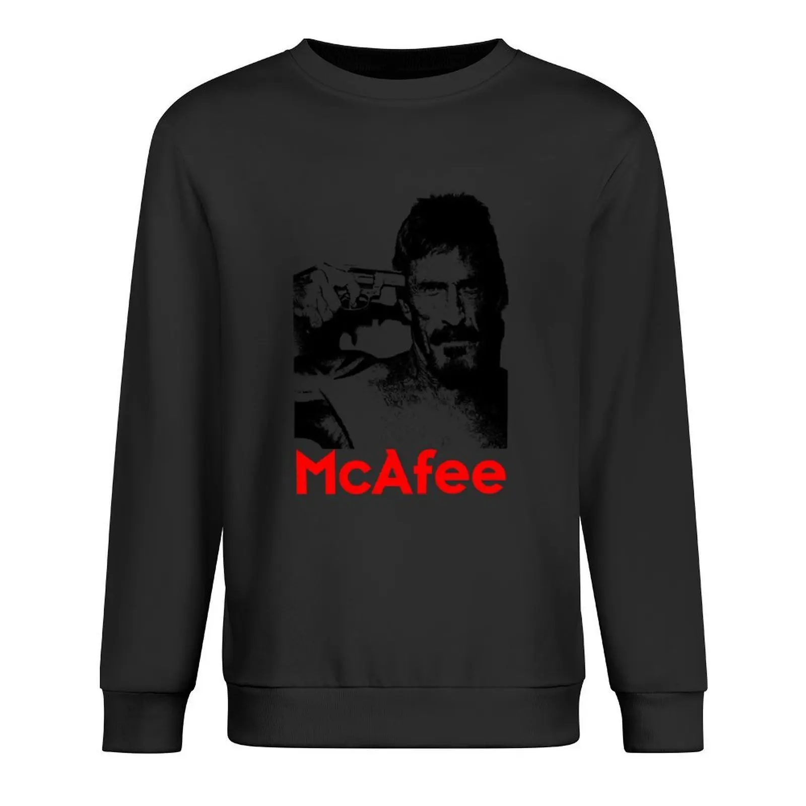 بلوفر McAfee ملابس على الطراز الكوري على الطراز الياباني ملابس جمالية للرجال سترة رجالية