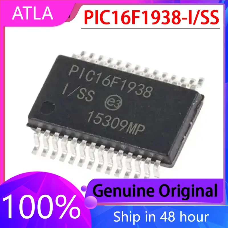 New Original PIC16F1938-I/SS PIC16F1938 SSOP-28 8-bit Microcontroller Chip