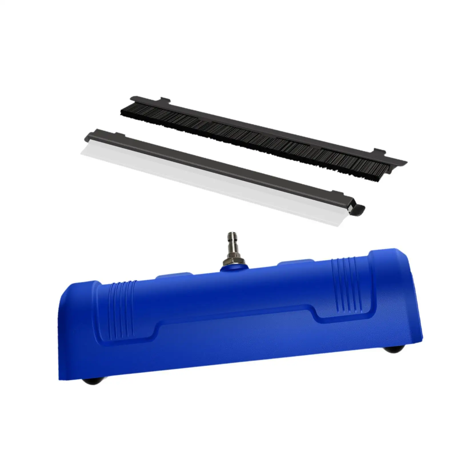 Portable High Pressure Washer Cleaner Attachment with Splash Guard and Integrated Brush for Household Driveway and Deck