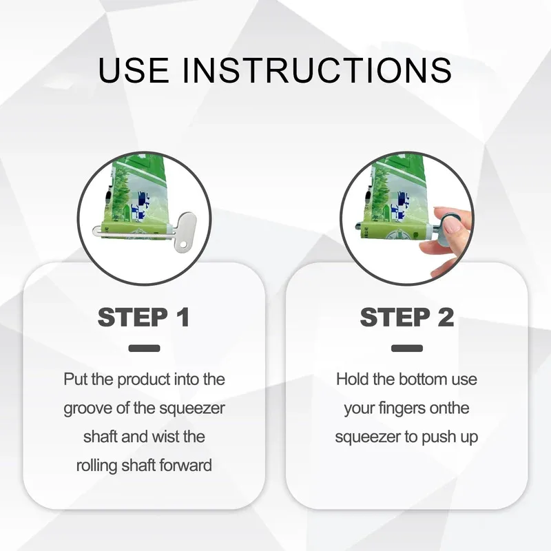 عصارة معجون الأسنان المعدنية، موزع معجون الأسنان اليدوي، ملحقات الحمام، أساور الأنبوب المعدني، لا يتطلب طاقة