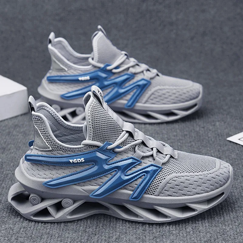 Men's shoes 2026 summer breathable mesh dad shoes comfortable and durable casual sports running shoes